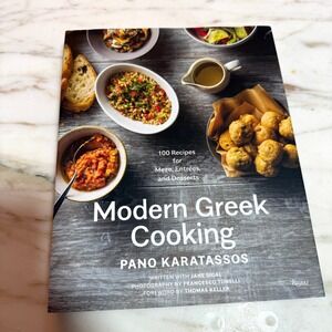 Modern Greek Cooking by Pano Karatassos Rizzoli Hardcover